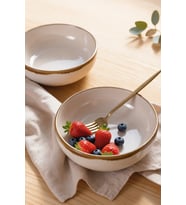Keramika Straw Kera Salata Kasesi 18 Cm 2 Adet