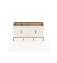 Arges Konsol 6 Raflı 4 Kapaklı 176x30x99 Çam-Aytaşı