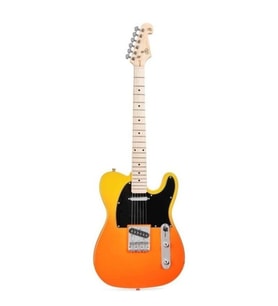 SX SEM2 Elektro Gitar (Burning Fire)