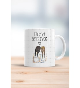 Best Sister Ever Baskılı Kupa Bardak