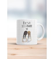 Best Sister Ever Baskılı Kupa Bardak