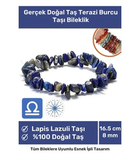 Premium Terazi Burcu Enerjisini Yükselten Doğal Taş Bileklik Terazi Burçları Burç Unisex Bileklik