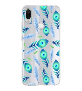 PrintiFy Xiaomi Redmi Note 7 ile Uyumlu 1mm Slim Fit Nazar Boncuğu 3 Baskılı Şeffaf  Kılıf