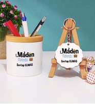 Maden Mühendisi Kalemlik ve Anahtarlık