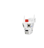 4G Speed Dome Ip Kamera 2 × 3 Mp Lens Beyaz RX-45AI