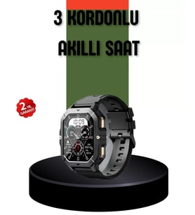Amoled Ekranlı Akıllı Saat 10 Gün Pil Ömrü