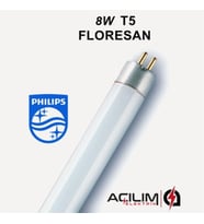 PHİLİPS 8W T5 BEYAZ FLORESAN 6500K 30CM TIRNAKLARI DAHİL