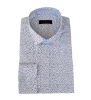 Erkek Silim Fit Uzun Kol Gömlek BGL-ST01967 (Mavi)