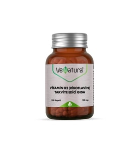 Vitamin B2 Riboflavin 100mg Kapsül 100 lük