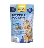 GimCat Nutripockets Ton Balıklı Kedi Ödül Maması 60 Gr (Krem)