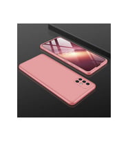 Samsung Galaxy A51 Uyumlu Kılıf Zore Ays Kapak (Rose Gold Altın)