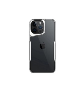 Newface Apple iPhone 16 Pro Max Kılıf Boyi Silikon Kapak - Gümüş