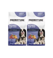 Pronature Mother&Baby Kuru Köpek Maması (Mini) Kuzu Etli 3 Kg*2 Adet (Kahverengi)