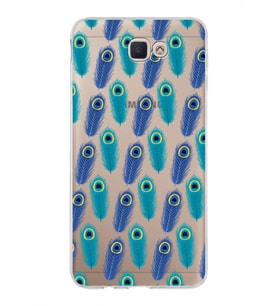 PrintiFy Samsung Galaxy J7 Prime 2 ile Uyumlu 1mm Slim Fit Nazar Boncuğu 4 Baskılı Şeffaf  Kılıf