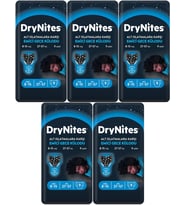 Drynites Emici Gece Külodu/Külot Bez Erkek 8-13 Yaş 30-48KG Large 45Adet 5PK*9 Alt Islatmalara Karşı