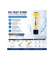 Hassas pH Test Kağıdı 0-14, 80’li, Su ve Sıvı Ölçüm Şeridi
