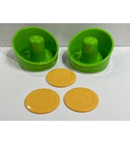Air Hockey Tokaç 2 Adet + Disk 3 Adet Set Havalı Hokey Yedek Parça