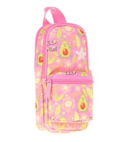 Kaukko Kalem Çantası Nature Junior Bag Avocado Üç Bölmeli Kalemlik (Karışık)