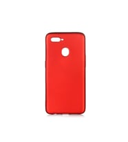 Oppo A7X Uyumlu Kılıf Zore Premier Silikon Kapak (Kırmızı)