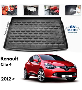 Renault Clio 4 Bagaj Havuzu Paspası 2012 Sonrası