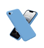 iPhone 16E Kılıf First Silikon - Mavi