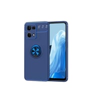 Oppo Reno 7 4G Uyumlu Kılıf Zore Ravel Silikon Kapak (Mavi)