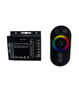 36A Müzikli Sese Duyarlı RGB Dokunmatik Kumandalı RF Dimmer 12-24V