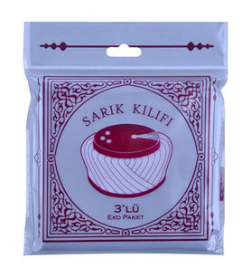 3 lü  Düz Sarık Koruyucu Eko Paket