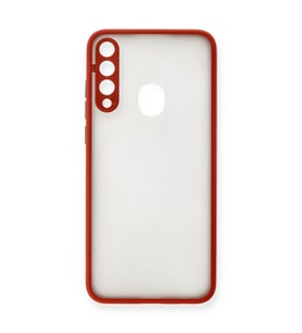 Huawei Y6p Kılıf Montreal Silikon Kapak - Kırmızı