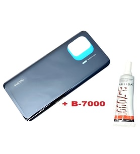 Xiaomi Mİ 11 PRO Arka Kapak Batarya Pil Kapağı (CAM+B-7000) SİYAH