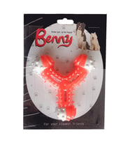 Benny Diş Kaşıma Köpek Oyuncağı Çatal 11 cm Turuncu
