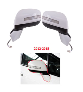 Honda Civic Sağ-Sol Dikiz Ayna Elek+Sinyal Beyaz 5 FİŞ 2012-2015