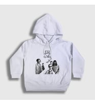 Presmono Unisex Çocuk Beyaz Band The Neighbourhood Kapüşonlu Sweatshirt 175389tt