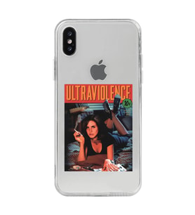 Iphone X / Xs Uyumlu Lana Del Rey Ultraviolence Desenli Şeffaf Telefon Kılıfı