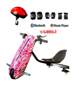 Citymate Drift Car Elektrikli Kaykay Bluetooth Dirift Kar Hoverboard Scooter + Koruma Ekipmanı D05