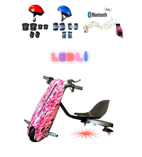 Citymate Drift Car Elektrikli Kaykay Bluetooth Dirift Kar Hoverboard Scooter + Koruma Ekipmanı D05