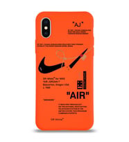 Apple iPhone XS Uyumlu Lansman Kılıf Sneakers Tasarımlı Altı Kapalı İçi Kadife Kaplı Silikon Kapak (Şeffaf)