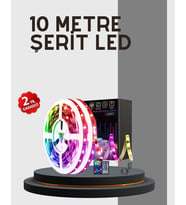 Su Geçirmez 10m Smart Şerit Led Tv Arkası Ve Oda Dekorasyonu İçin