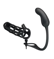 Lilitu Shop Penis Kılıflı USB Şarjlı Titreşimli  Plug