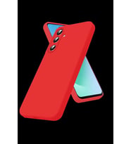 Galaxy A27 5G Nano içi Kadife Silikon - Kırmızı