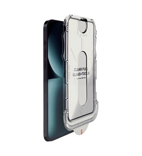 iPhone 17 Air Kolay Uygulama Aparatlı Dust Proof Temperli Cam Ekran Koruyucu (Siyah)