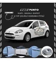 Fiat Punto Oto Araç Kapı Koruma Fitili 5metre Parlak Gri Renk