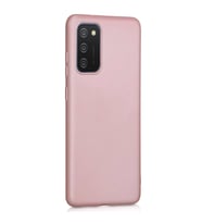 Samsung Galaxy A02S Premium Silikon Kılıf Rose