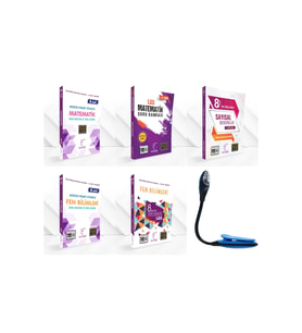 Karekök Yayıncılık Karekök Yay. 8 Sınıf Kazandıran Sayısal Konu Anlatımı + Soru + Sayısal 7 Li Deneme + Kitap Okum (Çok Renkli)
