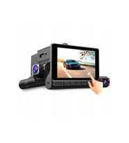 DS-513 Full Hd 1080P Dokunmatik Araç Içi Dvr Kamera 3 Kameralı (Siyah)