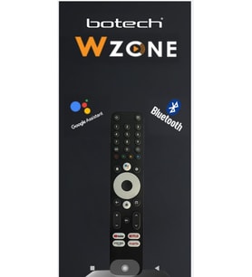 Orijinal Botech Wzone Android TV Box - BT bağlantısı - sesli komut fonksiyonu Kumanda