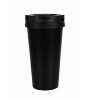 Kaliteli Çift Katman Paslanmaz Çelik 500 Ml Termos Bardak  Siyah