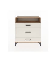 Arges Şifonyer Tek Raflı 3 Çekmeceli 88x30x96 Çam-Aytaşı