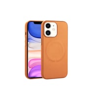 Apple iPhone 11 Uyumlu Kılıf PU Deri M-safe Wireless Şarj Özellikli Zore Derix Kapak (Taba)