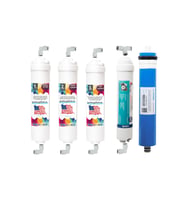 Kapalı Kasa 12" İnç 5li İnline Filtre Seti (Nsf Onaylı) Vontron Membranlı (Aquatime)